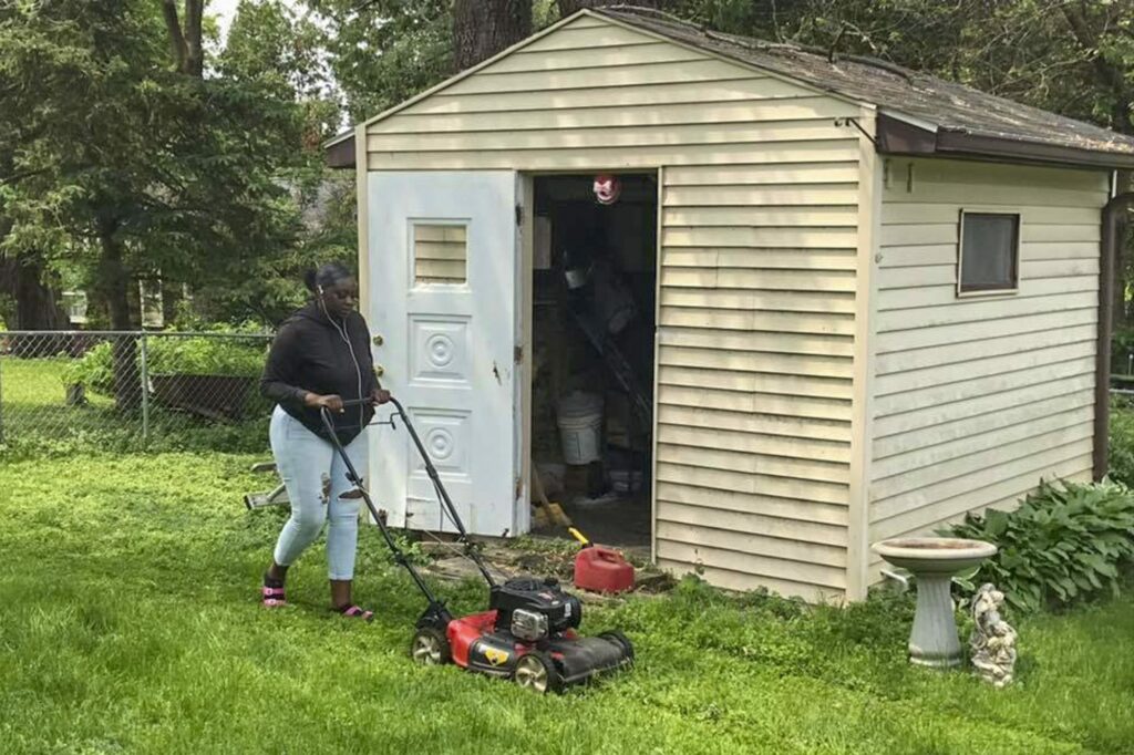 Yard work instead of gym class