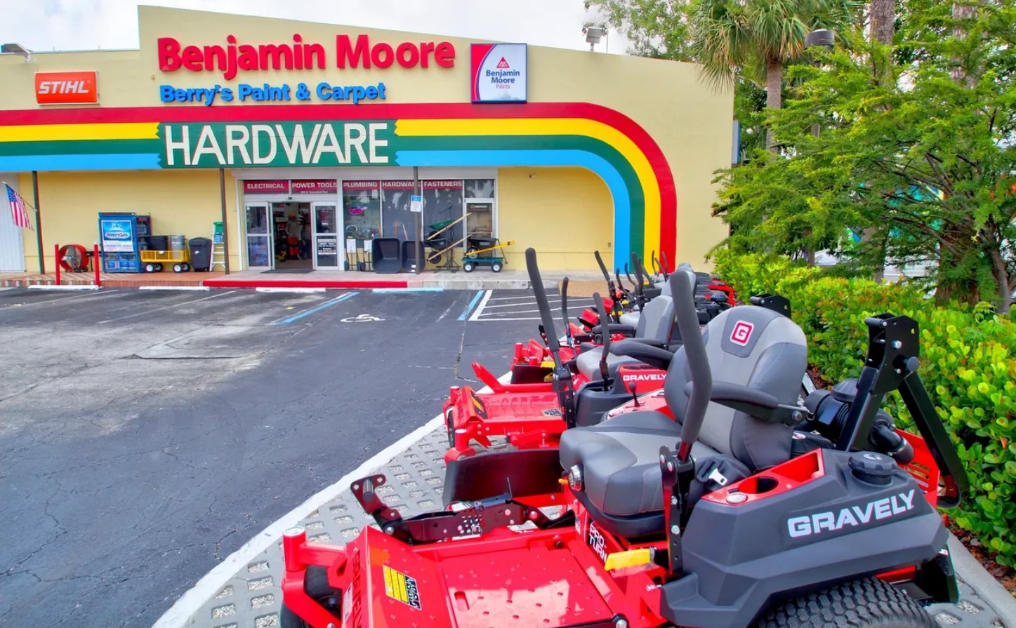 Berry's Paint Hardware & Flooring Joy of Mowing (305) 2488822