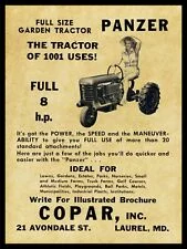 NOS Black Handlebar Grips For CoPar Panzer Tractor & Vintage Equipment